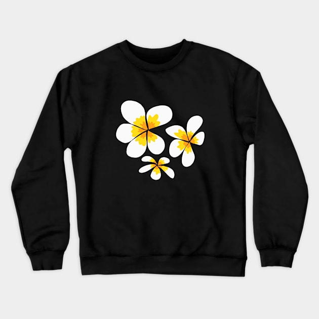 Sampaguita Flowers Crewneck Sweatshirt by TANSHAMAYA